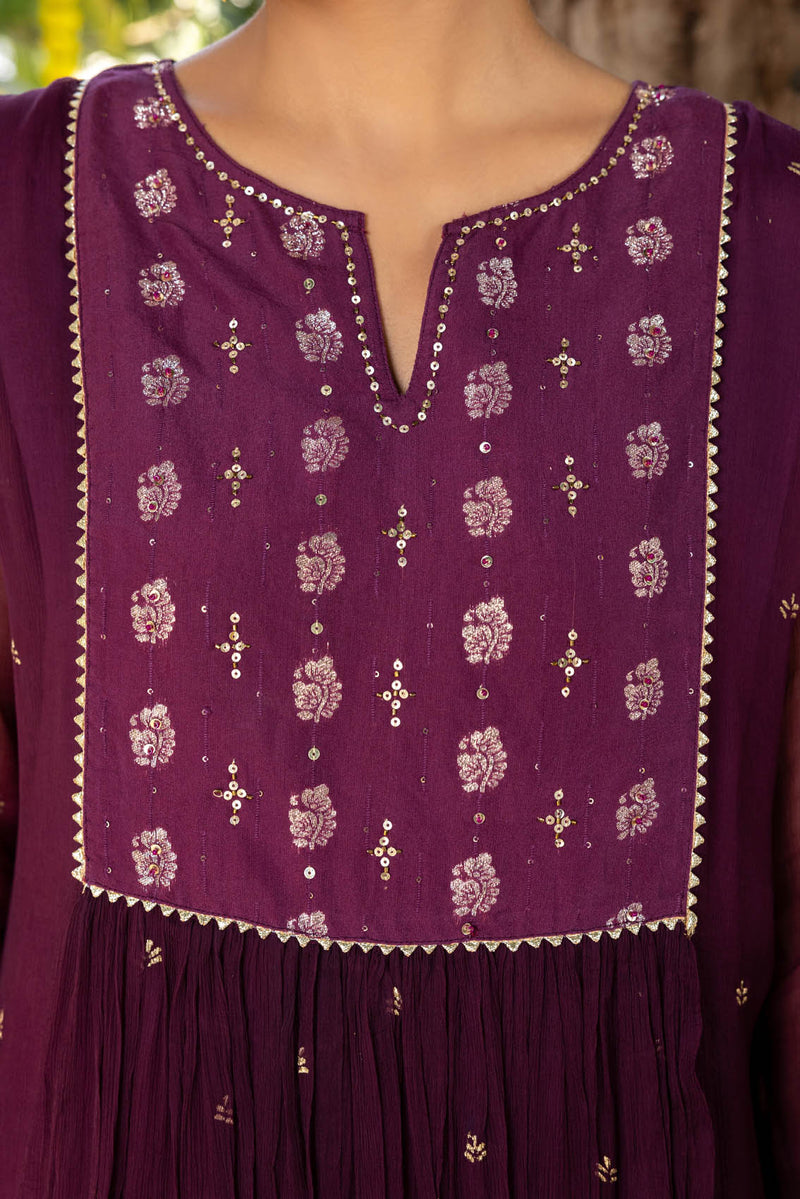 Jamuni Raunak Chiffon Kurta