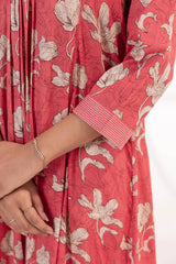 Coral Blossoms Kurta