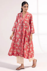 Coral Blossoms Kurta