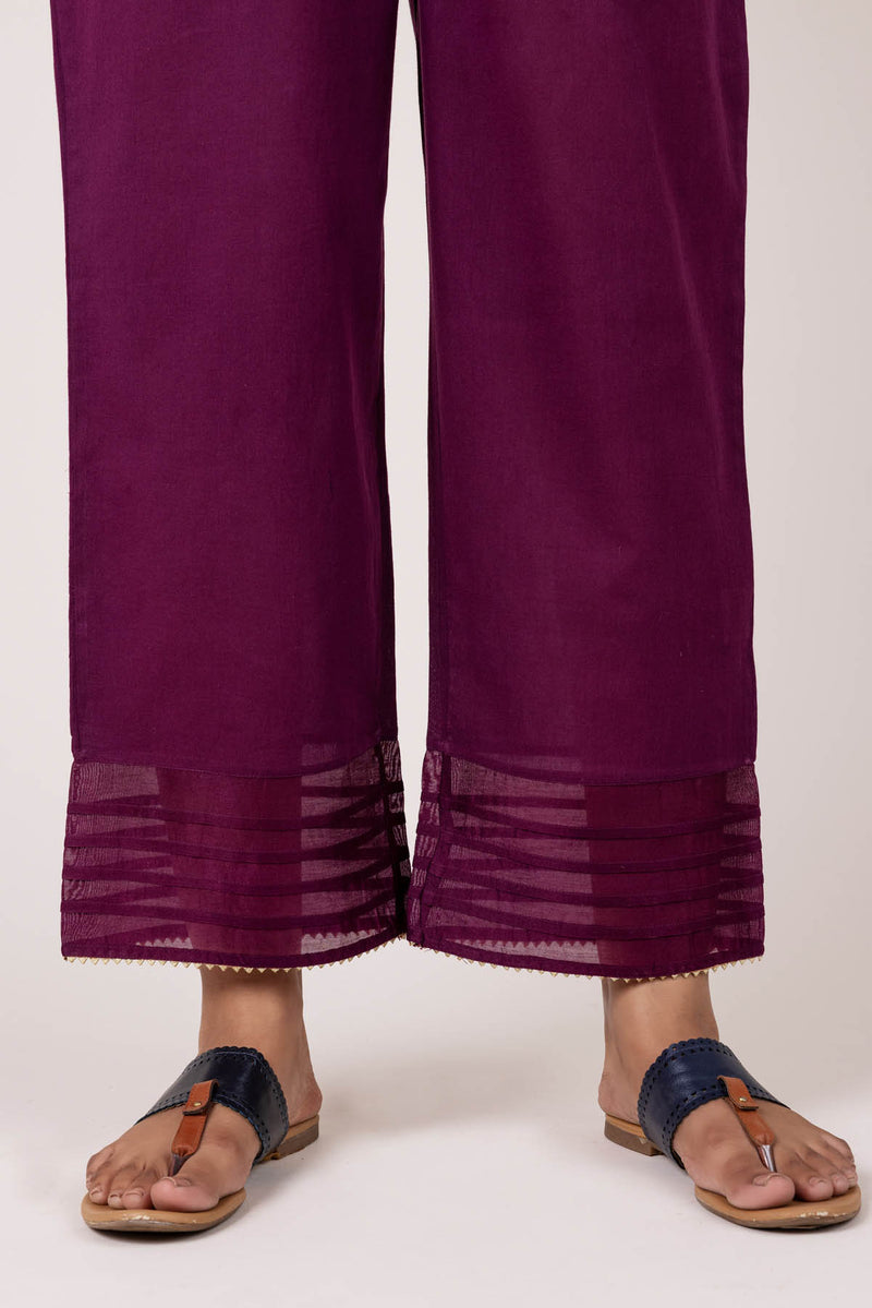 Buy BInfinite Purple Raisin Wine Embellished Top and Wine Trousers for  Women Online @ Tata CLiQ