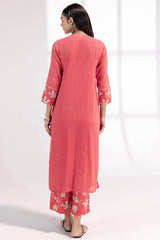 Coral Red Kurta