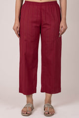 Rudhira Red Trousers