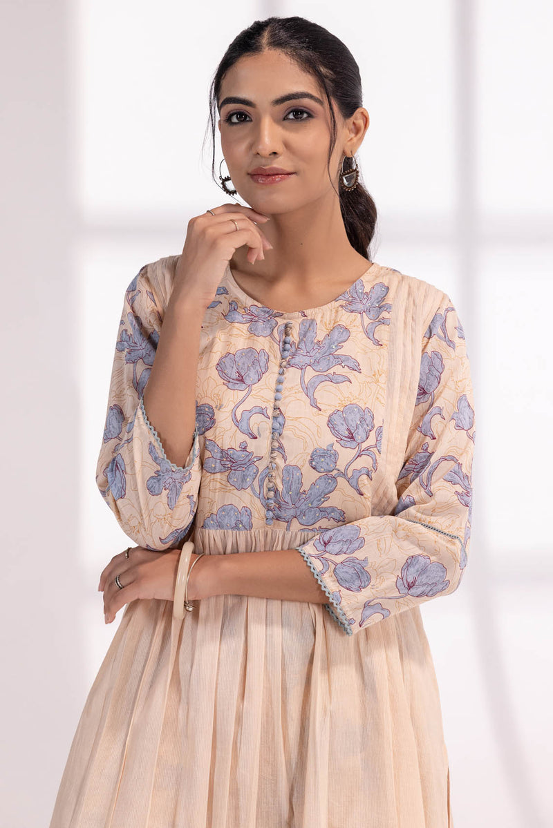 Blue Blossoms Kurta