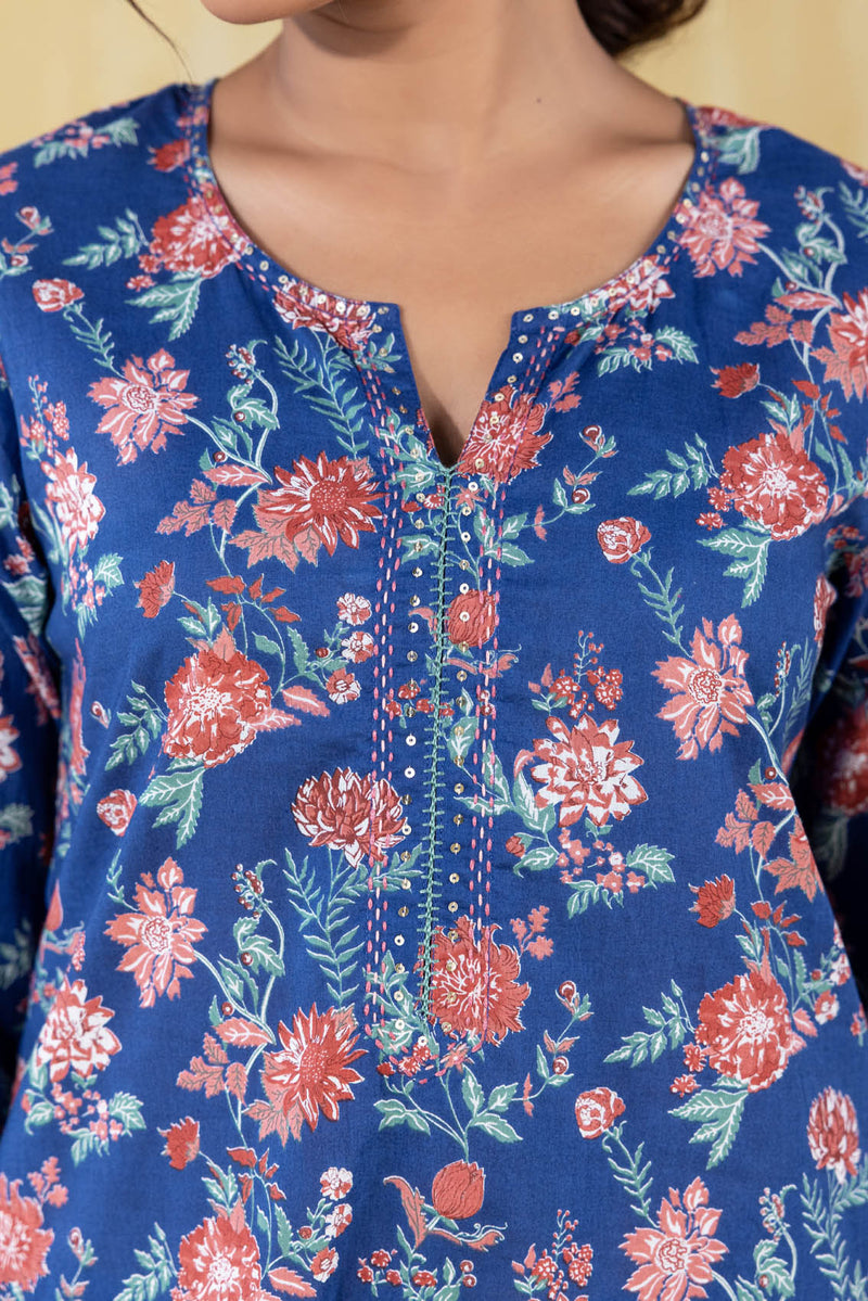 Mallika Floral Kurta