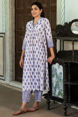 Paisley V-Neck Kurta
