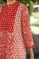 Red Ambi Kurta