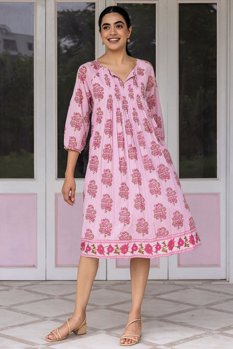 Persian Pink Boota Dress