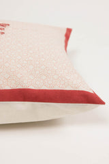 Floral Buta Hand Block Printed Cushion Cover