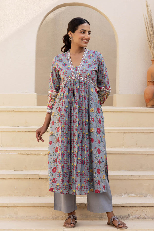 Gulnaaz Floral Kurta