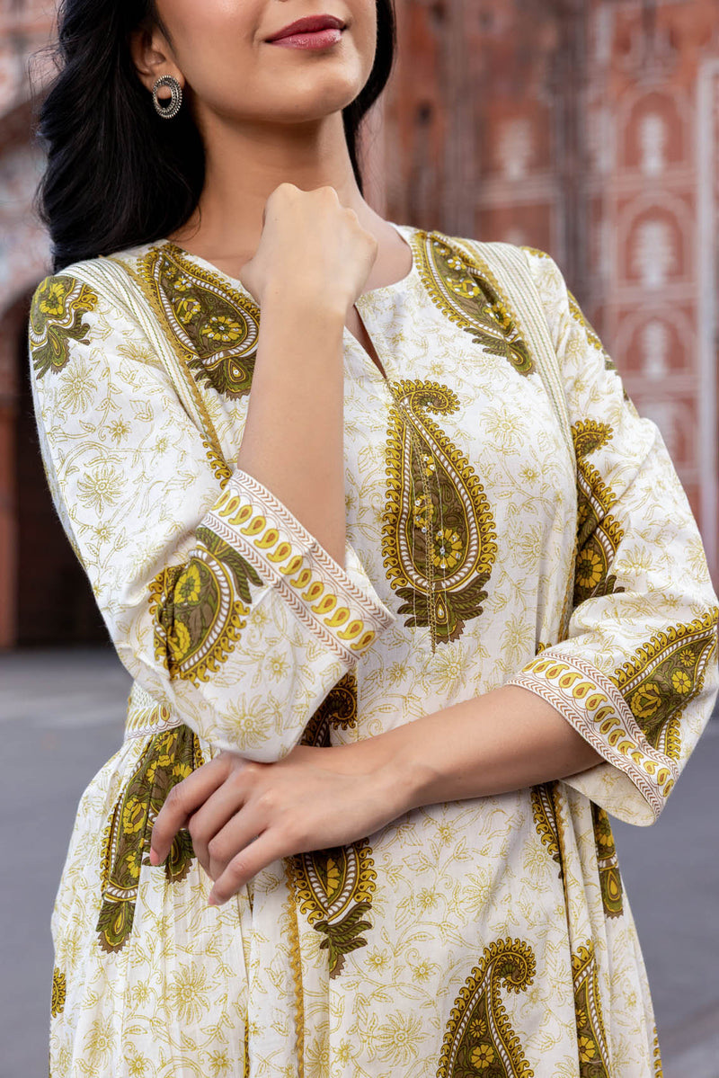 Large Boteh Kurta