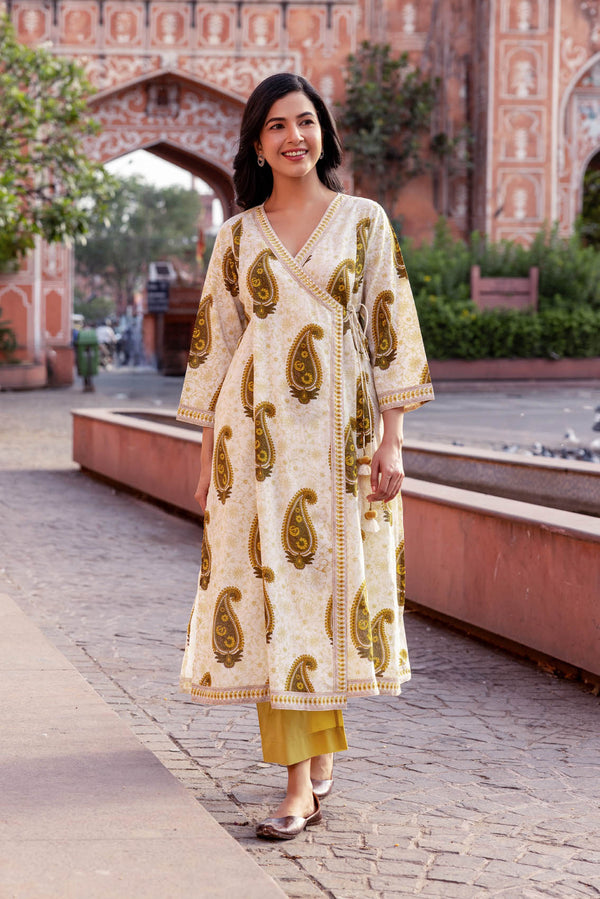 Angarkha Boteh Kurta