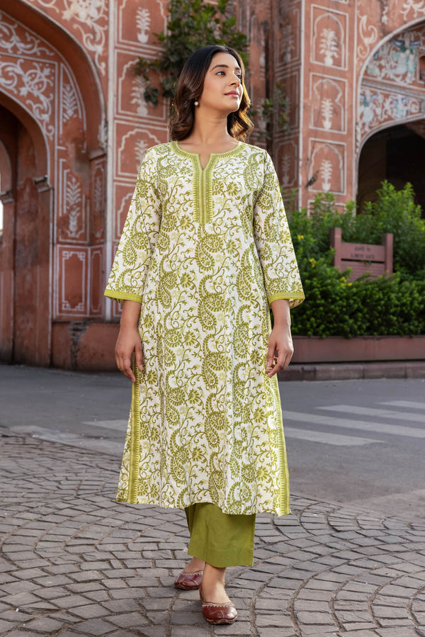 Kalidar Boteh Kurta