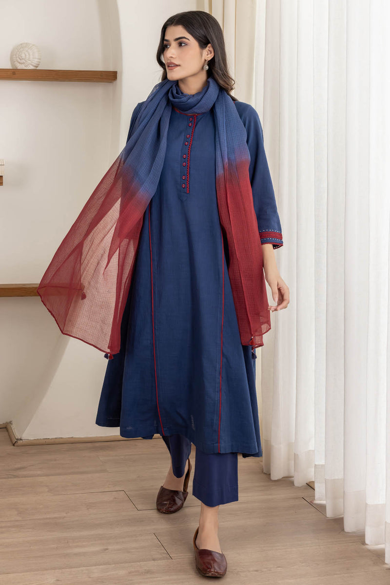 Navy Blue Kurta