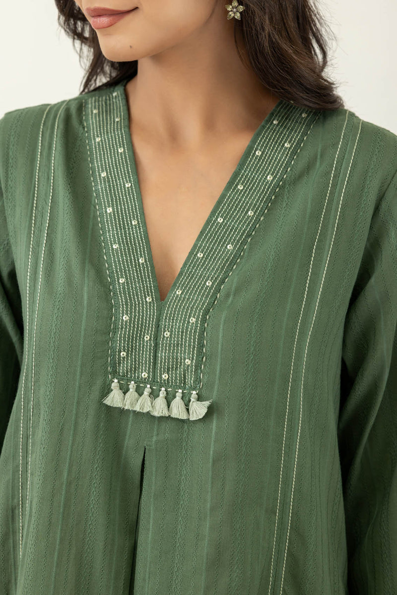 Fern Green Kurta