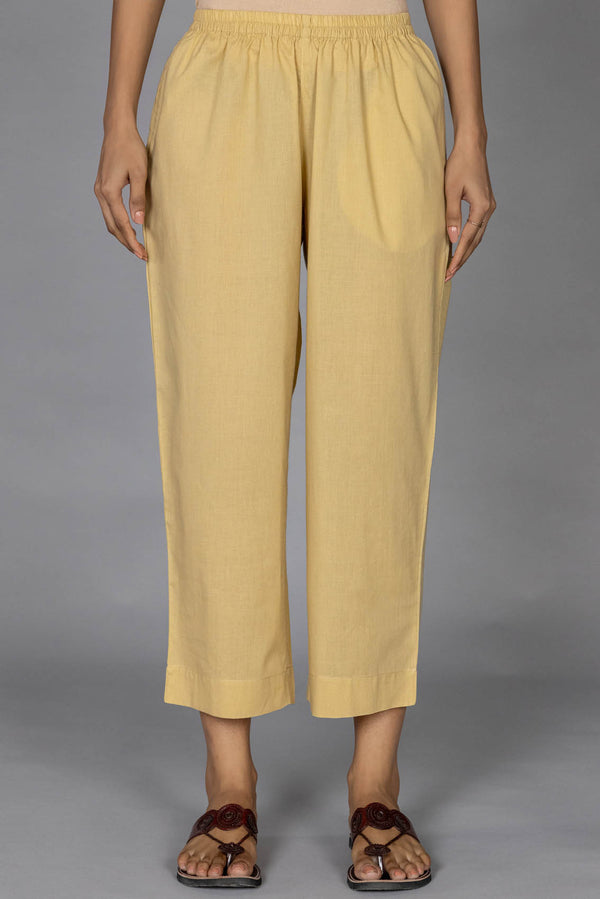 Light Brown Cotton Trousers