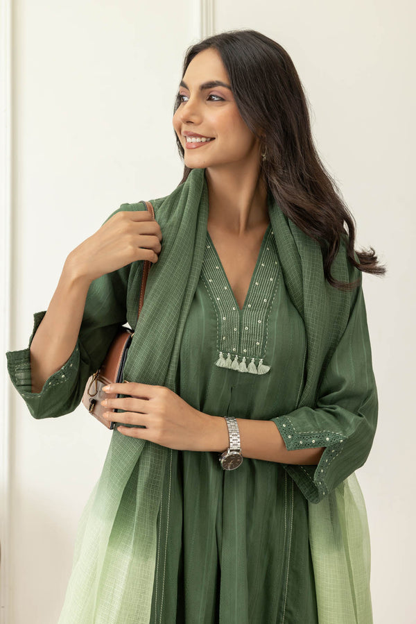 Fern Green Kurta