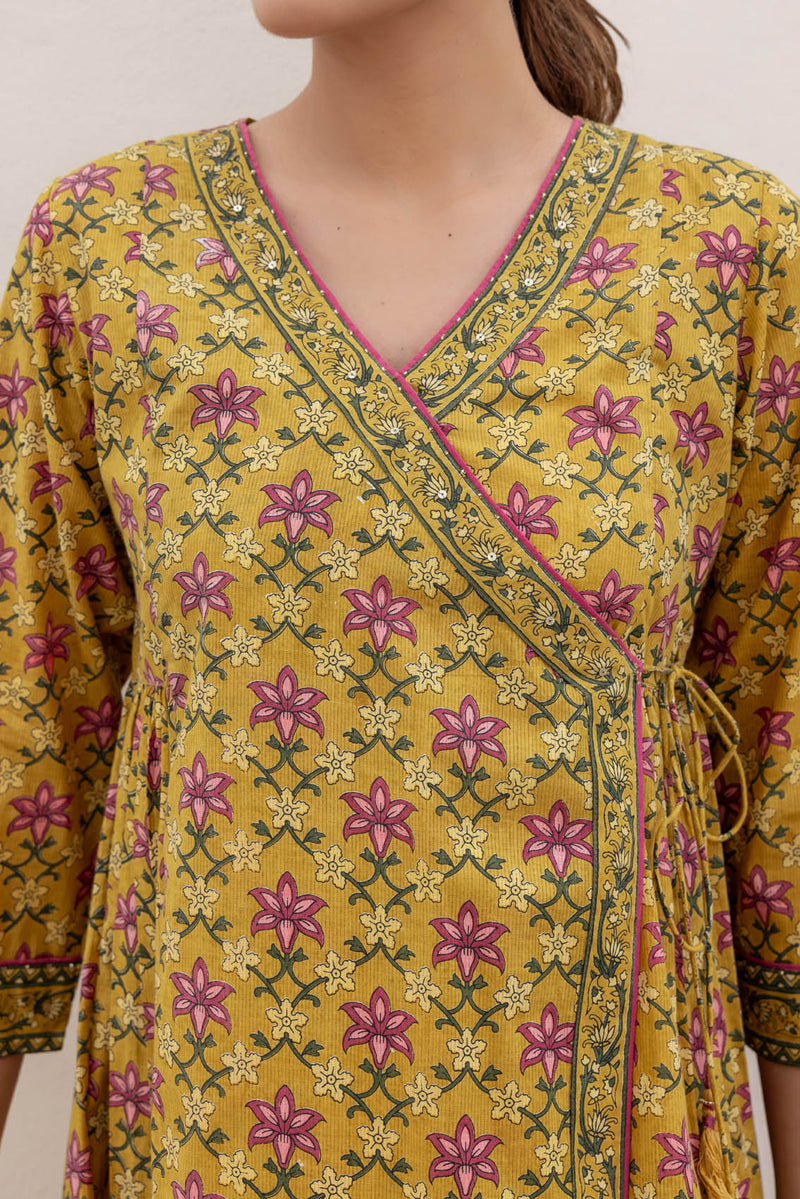 Mustard Grid Angarkha