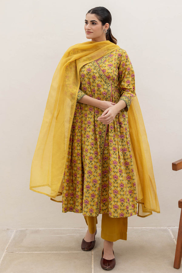 Mustard Grid Angarkha