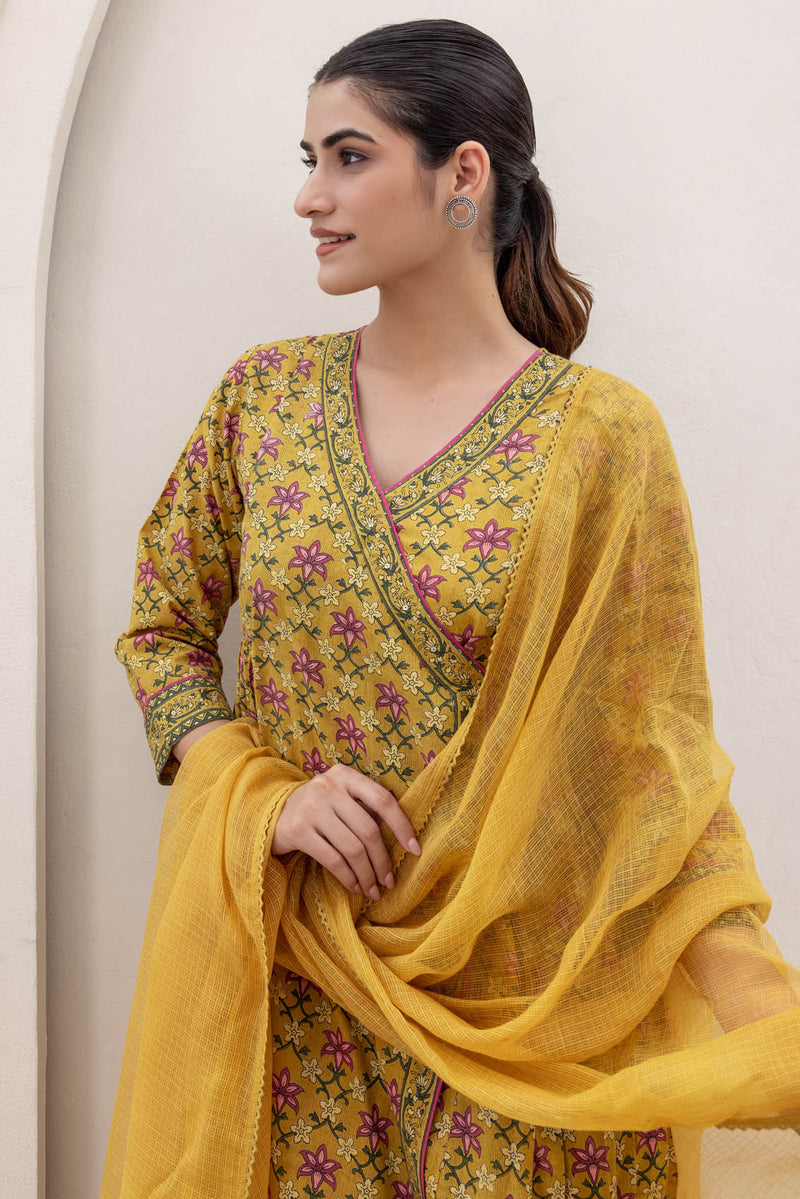 Mustard Grid Angarkha