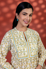 Yellow Radial Kurta
