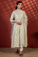Yellow Radial Kurta