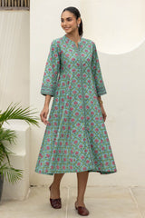 Turquoise Mandarin Kurta