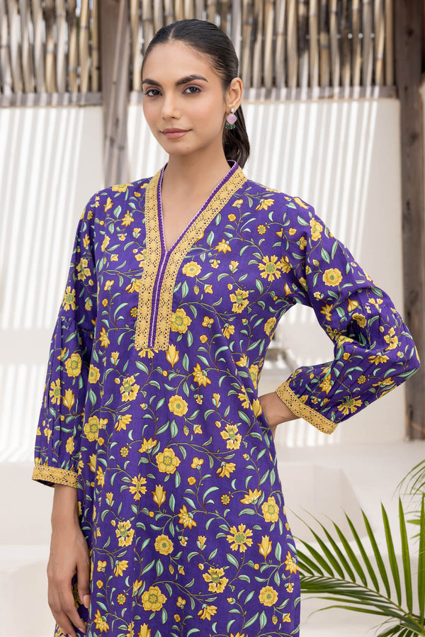 Floral Lace Kurta
