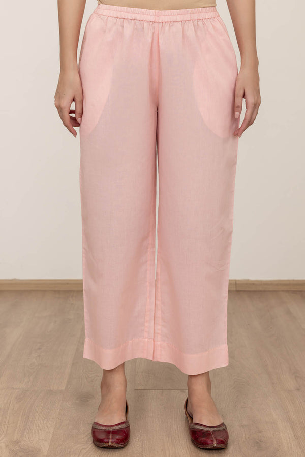 Pale Pink Trousers