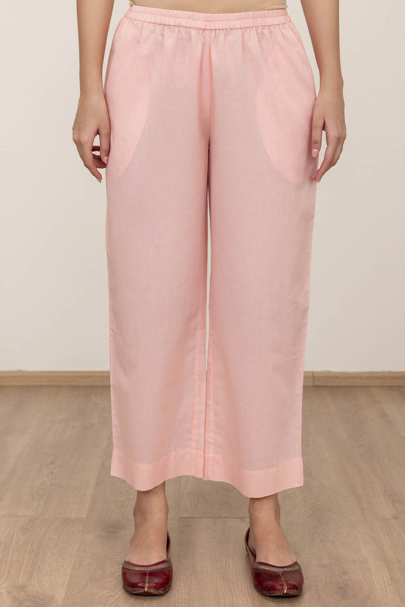 Pale Pink Trousers