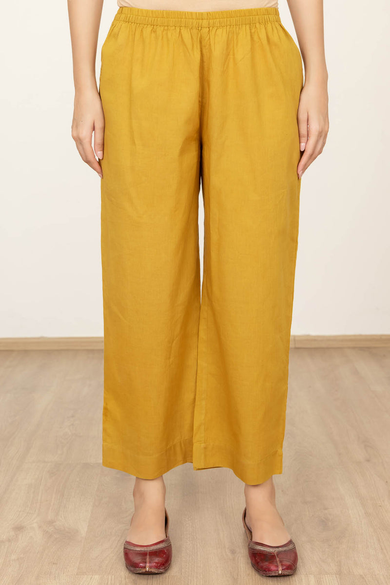Mustard Cambric Trousers
