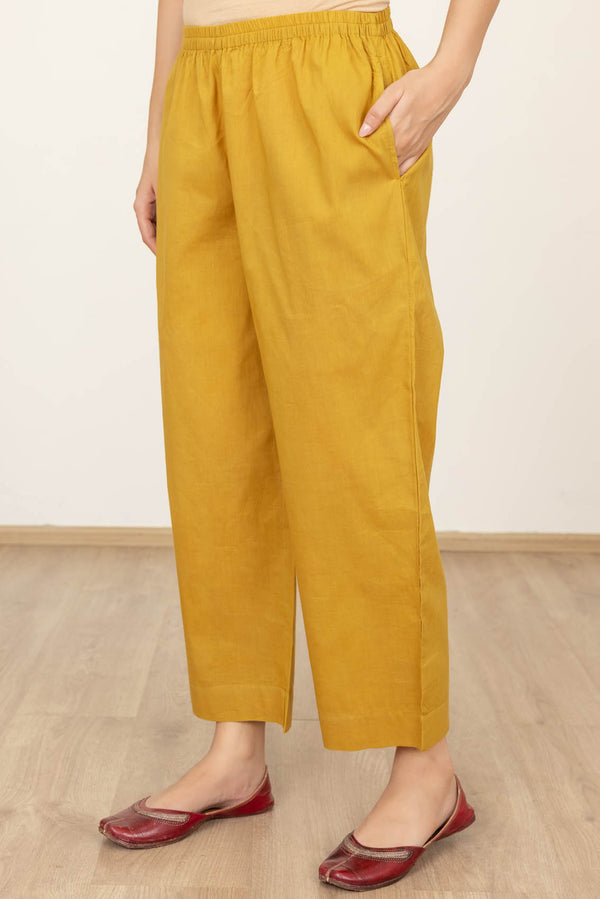 Mustard Cambric Trousers