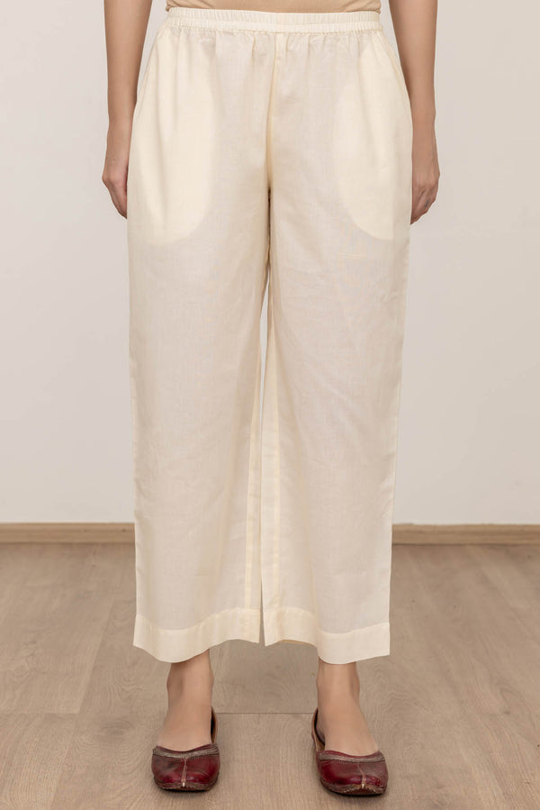Cream Cambric Trousers