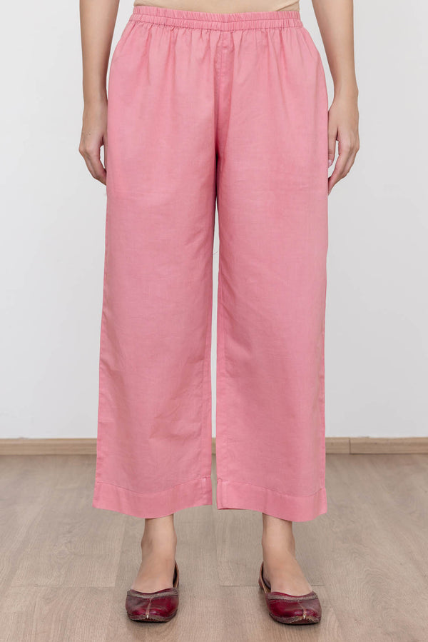 Peach Cambric Trousers