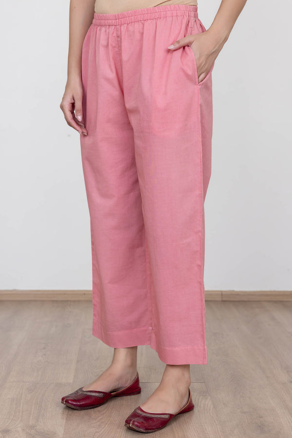 Peach Cambric Trousers