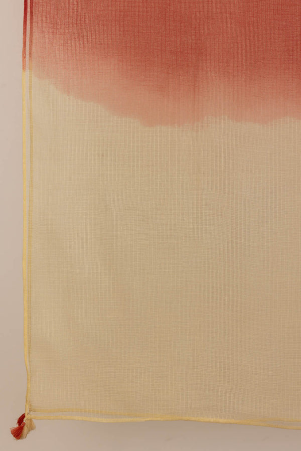 Peach Ombre Dupatta