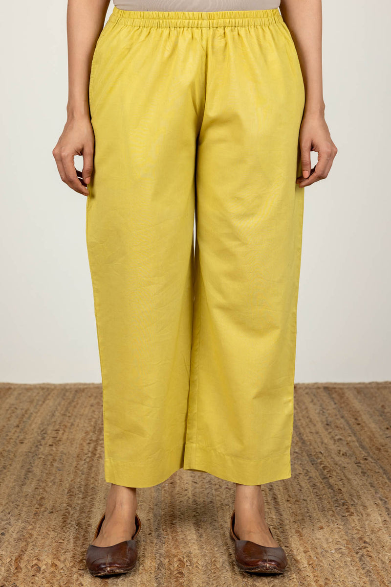Olive Cambric Trousers