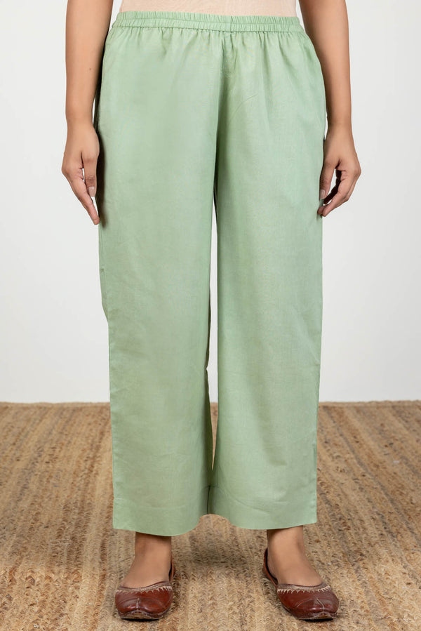 Green Cambric Trousers
