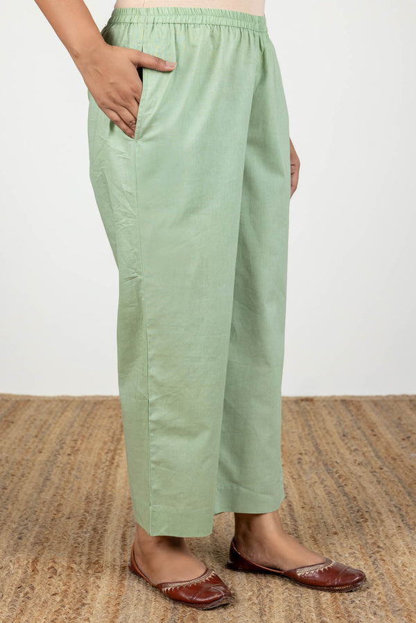 Green Cambric Trousers