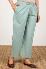 Sage Green Relaxed Trousers