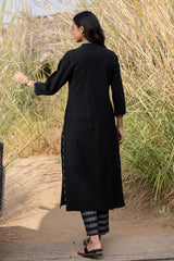 Black Flax Kurta