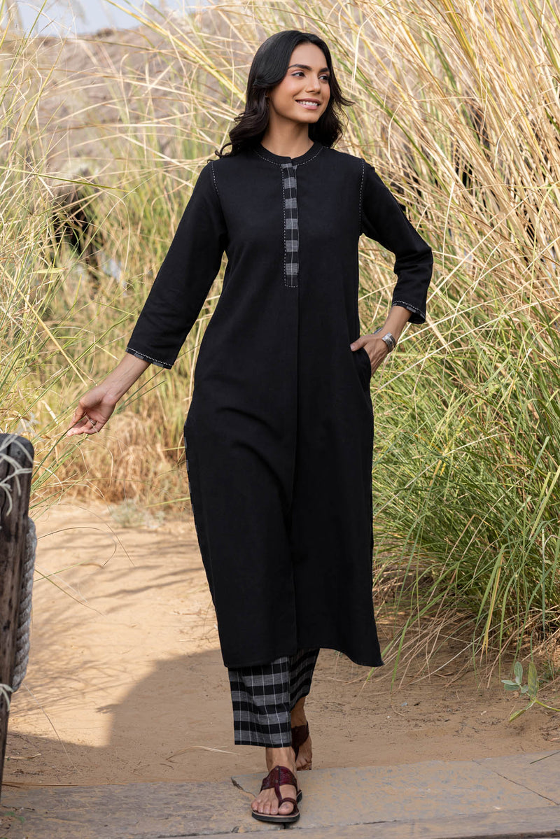 Black Flax Kurta