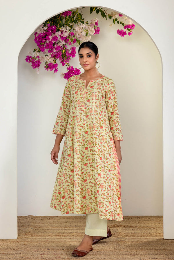 Citrus Bloom Kurta