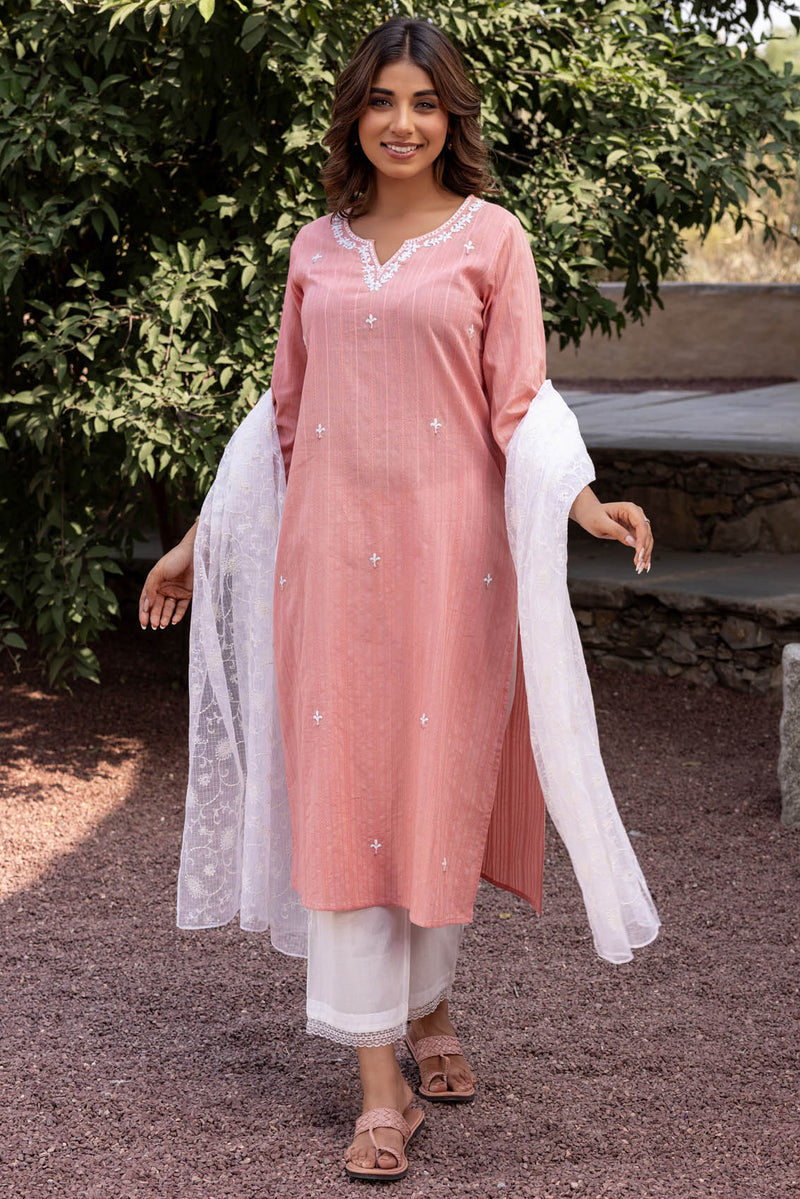 Pink Primrose Kurta