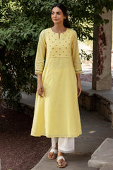 Strawflower Kurta