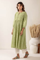 Sage Handloom Cotton Kurta