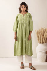 Sage Handloom Cotton Kurta