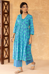 Sunflower Flowy Green Kurta