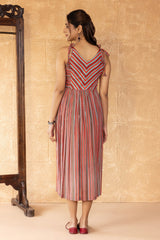 Red Striped Sundress