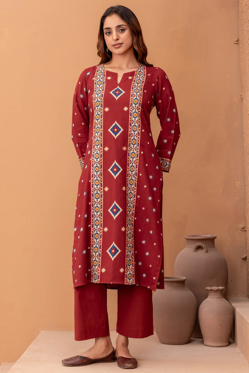 Elysian Kilim Fine Twill Kurta