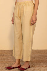 Relaxed Light Brown Trousers